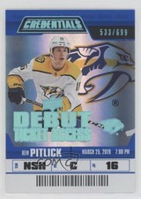 2019 Upper Deck Credentials Debut Ticket Access 533/699 Tier 2 Rem Pitlick 0r6j