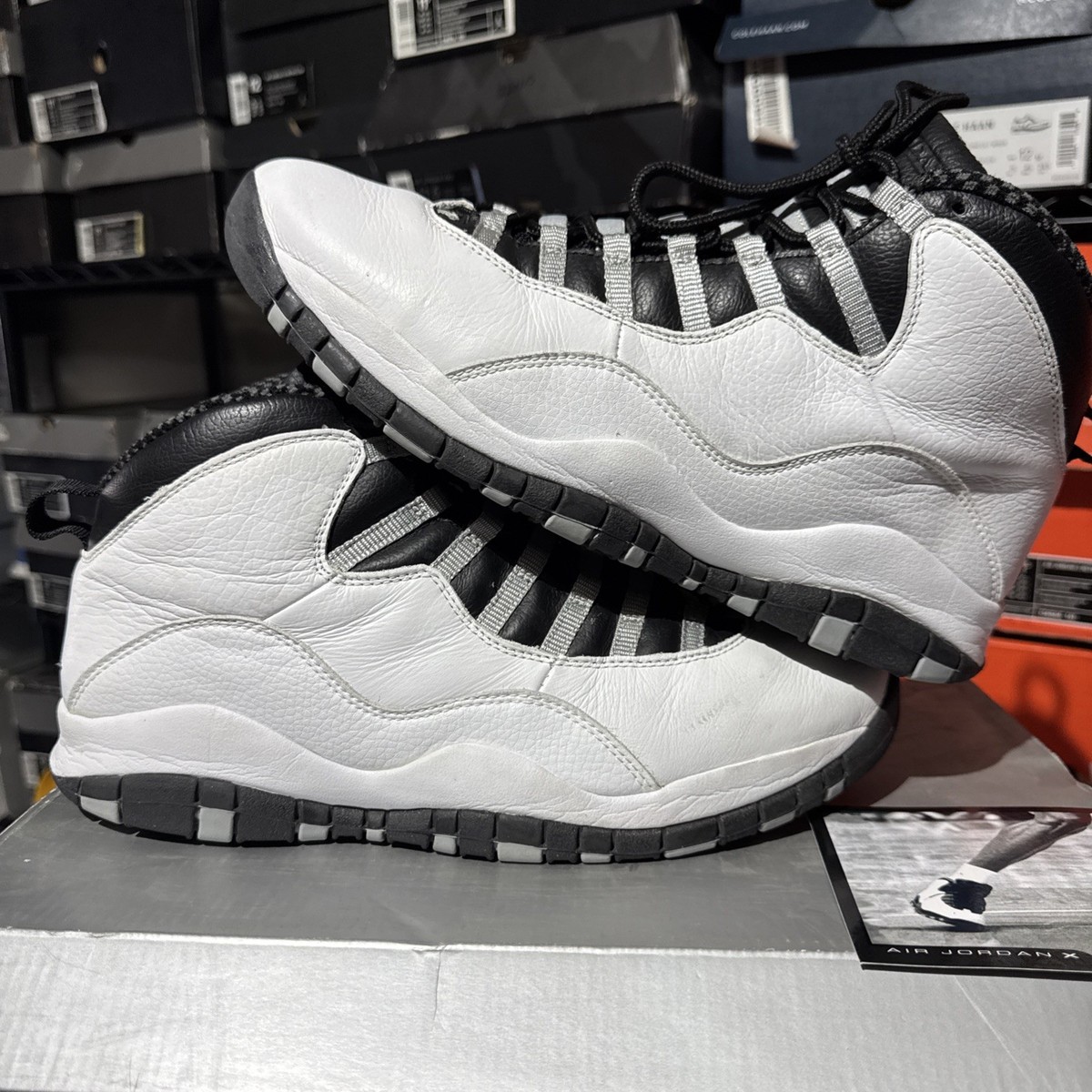 Size 11.5 - Air Jordan 10 Retro 2005 Steel for sale online