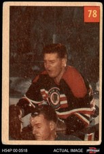 1954 Parkhurst #78 Al Dewsbury Blackhawks 1.5 - FAIR