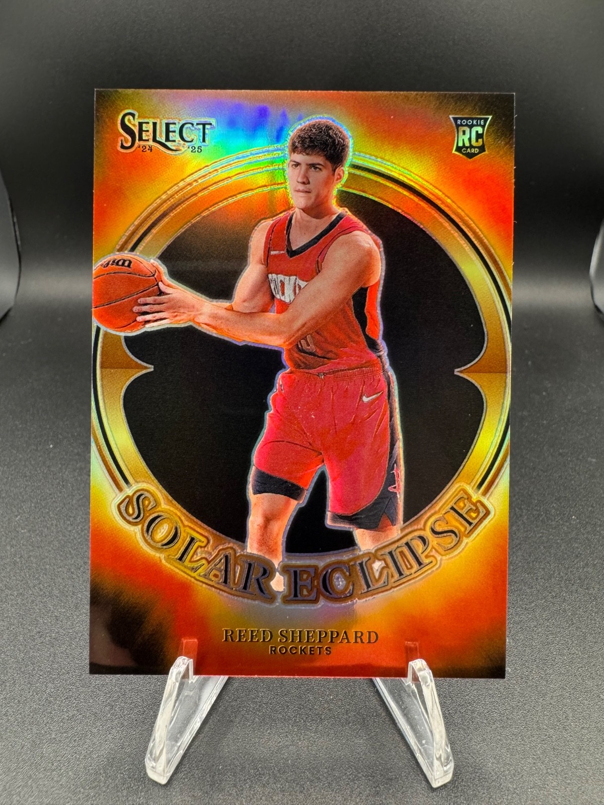 2024-25 Select Reed Sheppard Solar Eclipse RC CASE HIT SSP Rockets Rookie #4