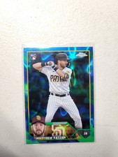 2023 Topps Chrome Update Series Matthew Batten Blue Green /125 #USC72 NM