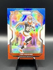 Tee Higgins - 2020 Red/White/Blue Prizm - Rookie RC #308 Bengals