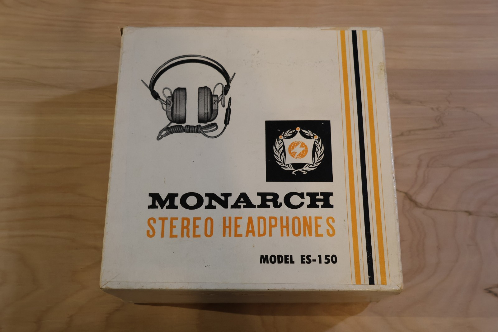 Vintage Monarch Stereo Headphones ES-150 &mdash; Made in Japan, 