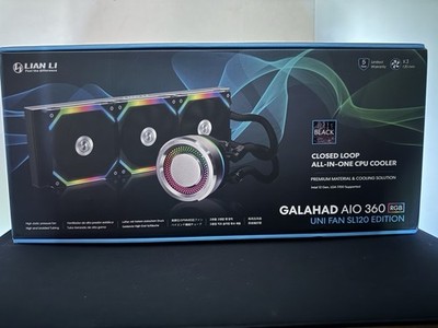 Lian Li Galahad II Trinity SL-INF 3x120mm RGB AiO Liquid CPU Cooler - Black