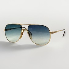 MILITARY STYLE LACOSTE BY L'AMY SUNGLASSES VTG METAL FRAME FRANCE 90s PILOT MINT