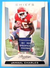 Jamaal Charles 2011 Panini Prestige #98 Laundry Tag Patch Game Used Chiefs