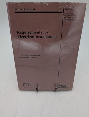 Requirements for Electrical Installations, IET Wiring Regulations, Eighteenth Ed