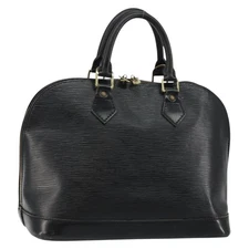 LOUIS VUITTON Epi Alma Hand Bag Black M52142 LV Auth 147464
