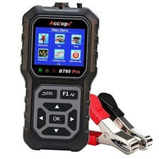 BT60 PRO Car Battery Tester 6V/12V/24V, 2  120Ah, 100  3000 CCA, Black-Grey
