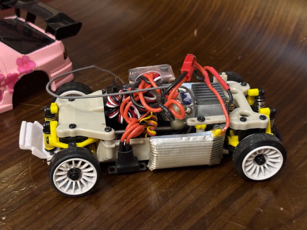 Hobby Grade Xmods 2.4ghz ESC 7.4v Lipo Mini-Z RX7 Shell Gen 1 RTR