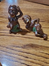 *Vintage 1950's Black Jezebel Figures Made In Japan