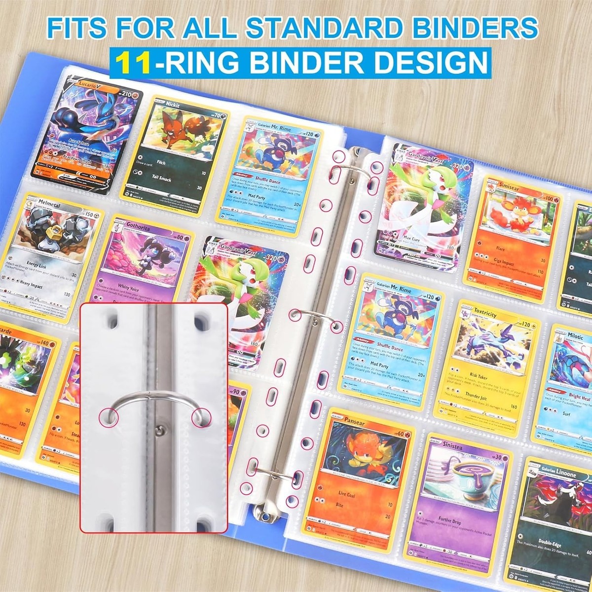do you sleeve cards in binders Amazon.com: Toploader Binder,Toploader Hard Cases, 9-Pocket Pages Sleeves  Hold up 288 Cards.Toploader Card Binder with Sleeves for “3×4” rigid，Card  Holder(black) : Toys & Games main image 0
