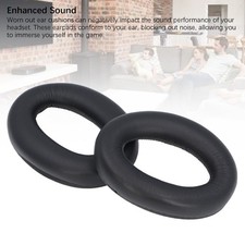Replacement Earpads High Density Foam Protein Leather Ear Cushions Noise