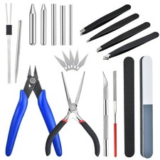 Worldity 22 Pieces Metal DIY Model Tool Sets Earth Kits, 2 Nose...
