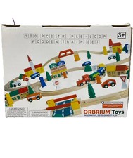 Wooden Train Tracks Fits Thomas the Train Brio Lot Railway Set Chuggington 100Pc