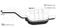 Ernst EndschalldäMpfer NachschalldäMpfer 156011 FüR VW AJ5 Golf 6 Variant TSI