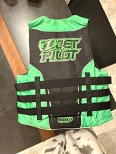 Jet Pilot Matrix Life Jacket M Black/Green, Fishing, Outdoor, PFD, USCG Approved