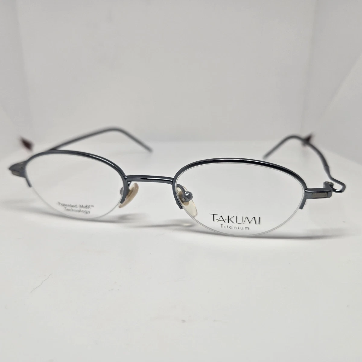 Takumi T9685 Pink Shiny W Clips Authentic Eyeglasses 44-16-130 Takumi 41 mm - 50 mm Lens Socket Width Eyeglass Frames for  main image 2