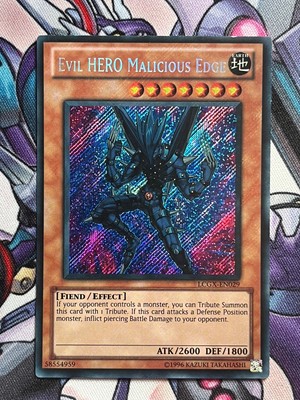 Böser HELD Bösartiger Fluch LCGX-DE029 SECRET RARE YuGiOh Karte 