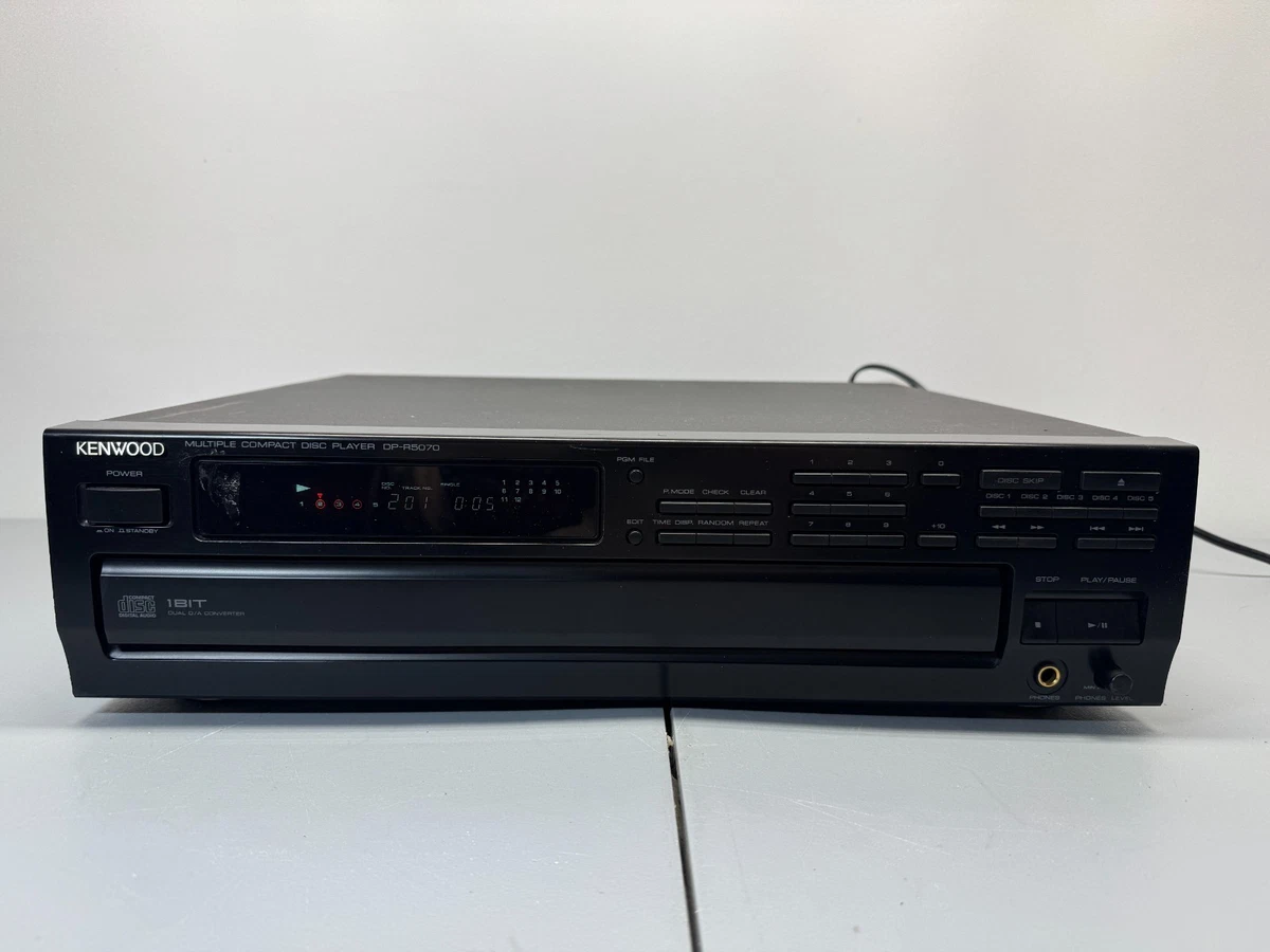 Kenwood Home Audio CD Players & Recorders 5-9 CD Changer Capacity