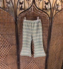 Vintage Health-Tex Stretchy Green Bell Bottoms Size 4T