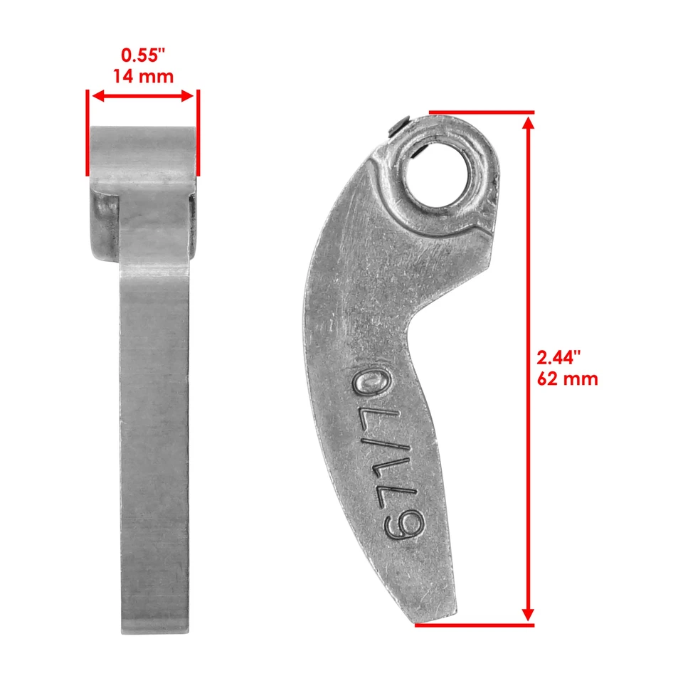 3 Primary Drive Clutch Weight Bushing 671/70 fits Arctic Cat F1000 2007 0746-671 - Image 2 of 4
