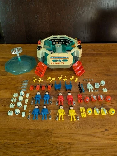 Vintage 1980 Playmobil Geobra #3536 Space Station Astronaut lot