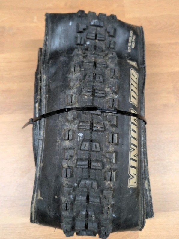 Maxxis Minion DHF And Dhr 27.5 Pair Of Tyres Used But Ok. Tubless