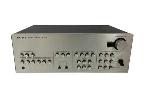 Sony SB-5335 System Selector Silver Vintage Audio Clean Not Tested Japan - Picture 2 of 10