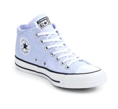 Sz 9 Converse Chuck Taylor All Star Madison Mid Blueberry Ice Purple Women Ankle