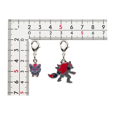 Zoroark 571 Key Chain CHARM National Pokedex Pokemon Center Japan