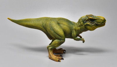 Schleich Tyrannosaurus T-Rex grüne Dinosaurier Figur mit beweglichem Kiefer (D-73527)