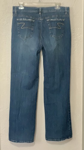 Vintage TNT Denim Jeans Dark Wash With Rhinestone Accents - Picture 3 of 4