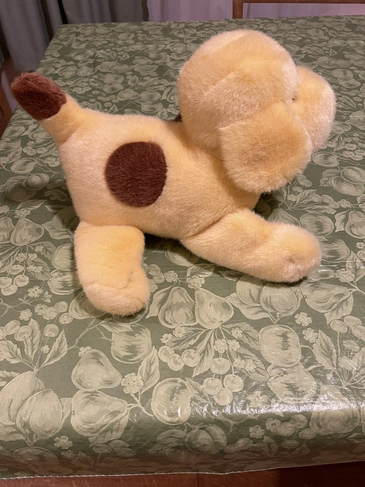 Peluche Spot nuevo sin etiquetas, 13 1/2" amarillo claro y marrón Foto 3 de 3