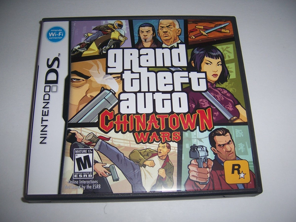 Replacement Box Case for Grand Theft Auto: Chinatown Wars Nintendo