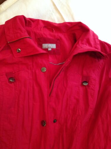 per una red jacket fleece lined size 12 ladies lightweight - Picture 3 of 12