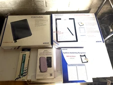 ACECAD DigiMemo L2 Digital Notepad, & Portfolio with Digi Pen UV Clean Sanitizer