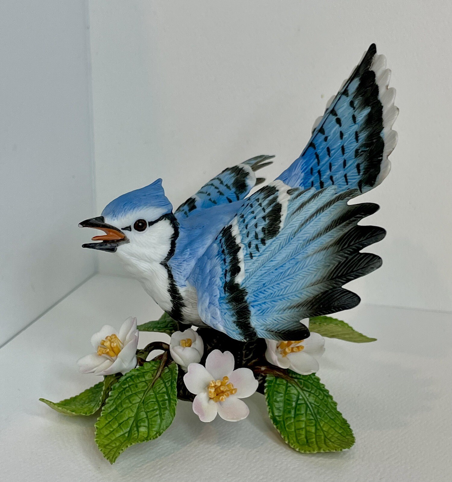 Lenox Blue Jay Fine Porcelain Garden Bird Collection Bluejay Figurine