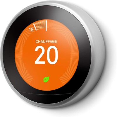 Google Nest Lernthermostat, 3. Generation, Edelstahl