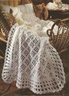 Crochet Patterns Baby Keepsake Afghans 5 Styles Vintage 1990s Infants H44