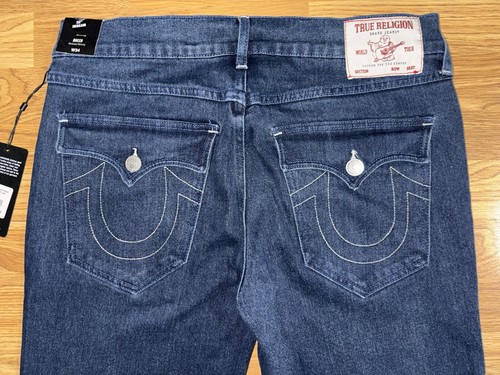 True Religion Marke Rocco Relaxed Skinny Jeans Herren Bundweite 34 Länge 32 Neu - Bild 19 von 24