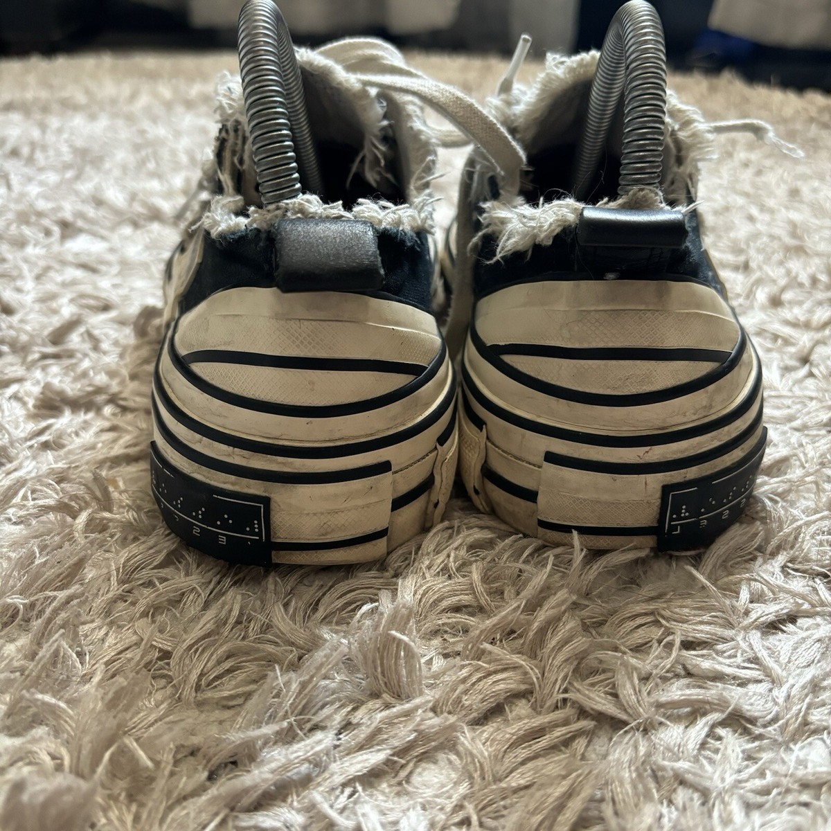 Vessel x Yohji Yamamoto Low Top Canvas Sneakers Black Men 5