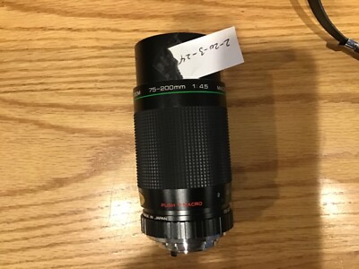 Hanimex Zoom 75-200mm F4.5 Lens Macro For SLR MD Mount | eBay