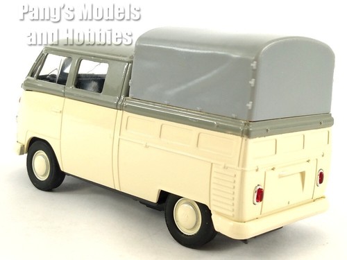 VW T1 Double Cabin Pick Up 1/38 Scale Diecast Model by Welly - White - Picture 10 of 10