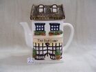23H) Collectible Cottage House Tea Pot - The Book Shop