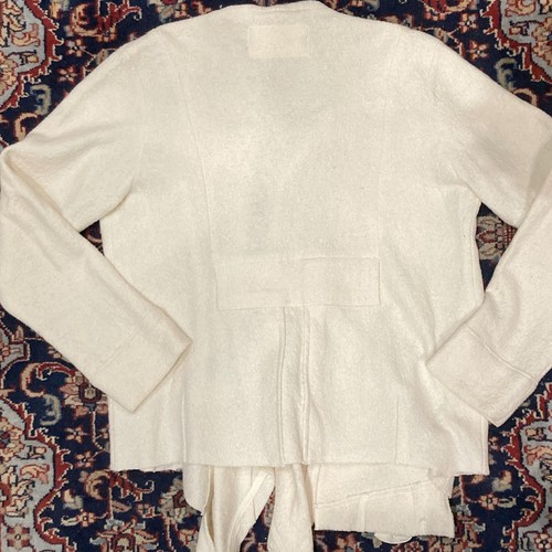 Avant garde lagenlook asymmetrical waterfall cardigan jacket Animale Jacques Ruc - Picture 5 of 6