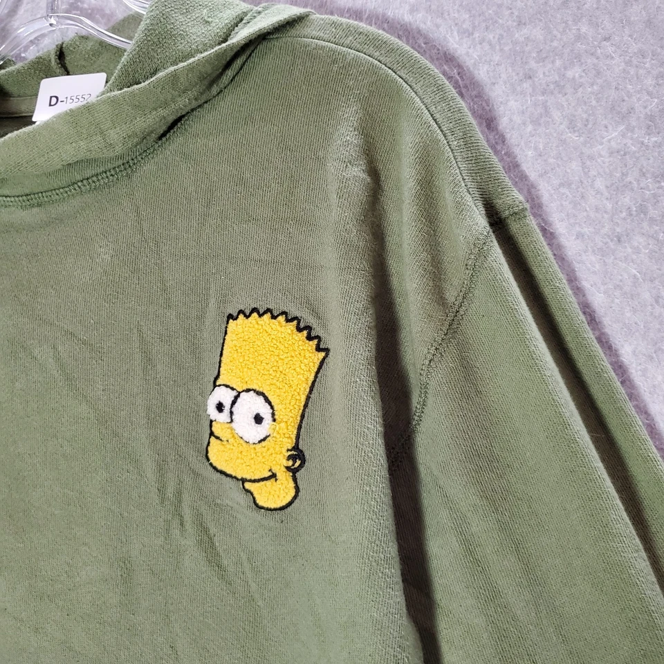 Sudadera Pullover Old Navy X Pop Sugar Boys Grande Verde Bart Simpson Sudadera con Capucha Foto 3 de 4