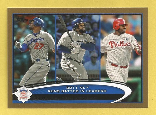 2012 TOPPS GOLD BASEBALL #d/2012 Complete Your Set / You Pick The Cards - Picture 6 of 8