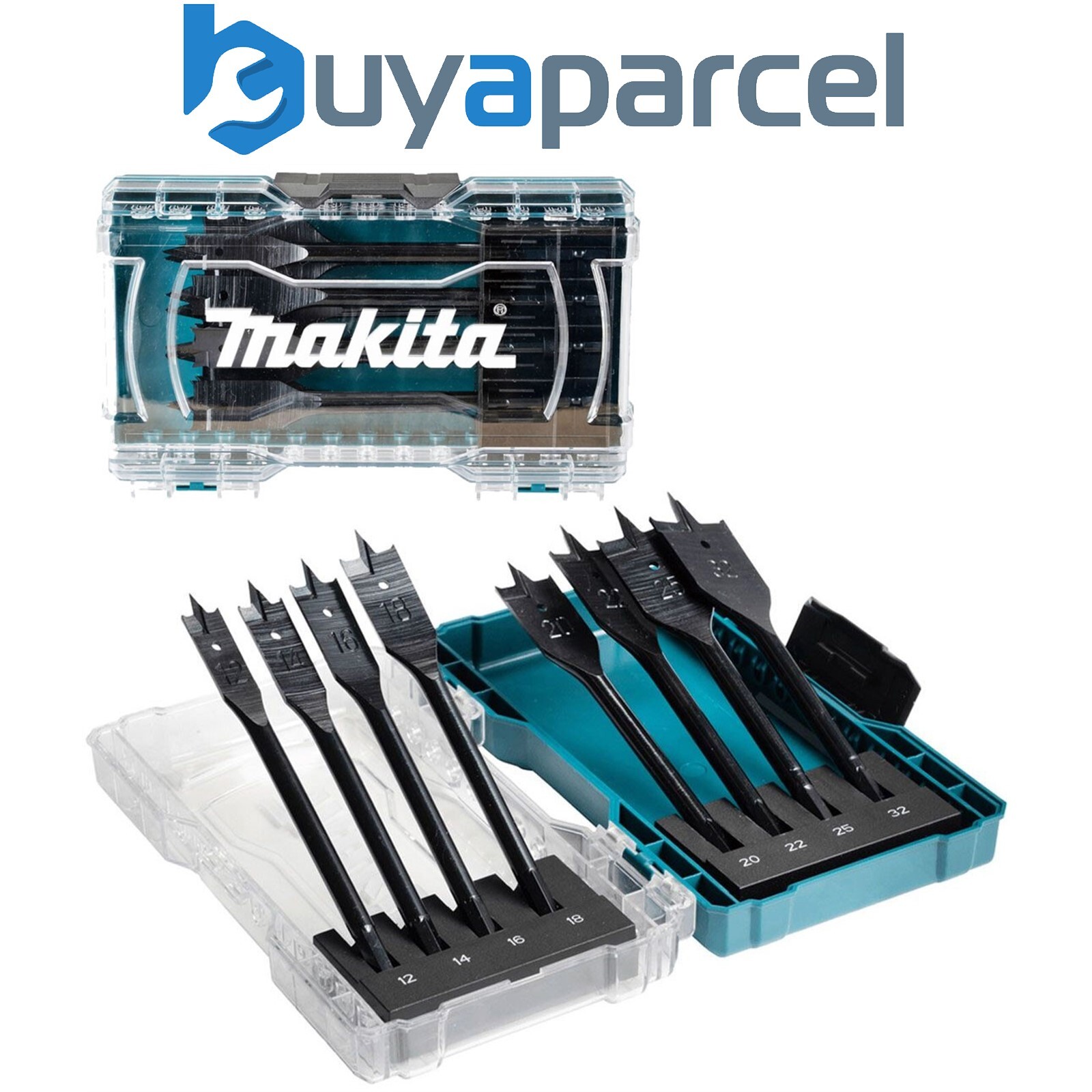 Makita E-08698 8-Piece Flat Bit Set for sale online | eBay