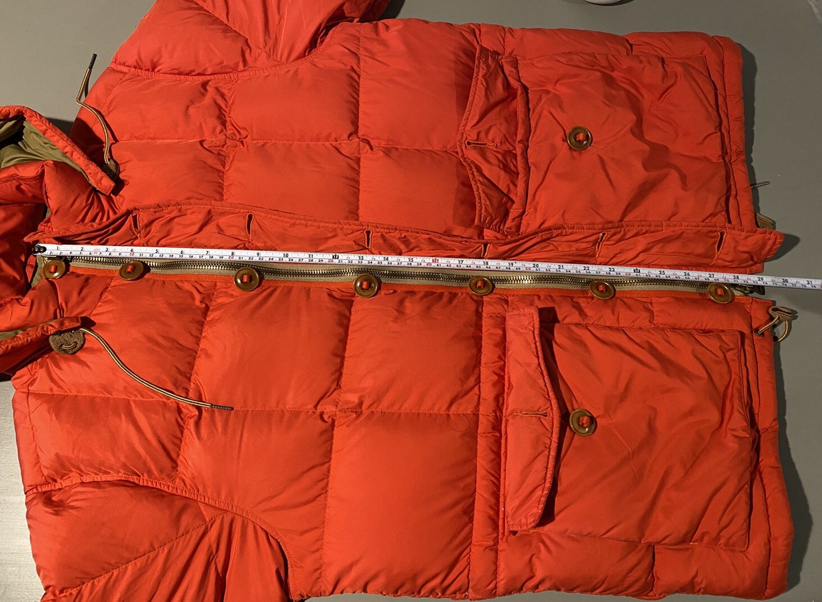 Polo Ralph Lauren Rugby Vintage Down Parka Medium Orange Polo Ralph Lauren Rugby Vintage Down Parka Medium Orange